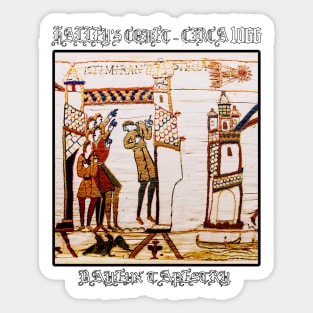 Bayeux Tapestry Halley’s Comet – Circa 1066 Sticker